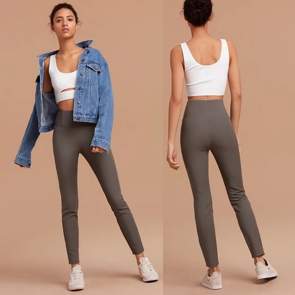 Aritzia‎ Wilfred Free Daria Twill Ankle Pants Women's M Minimalist Athleisure - Picture 1 of 12